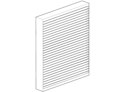 GM 84984665 Filter, Air Distributor, Passenger Side