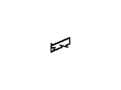 Buick 10312140 Info Label