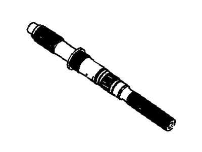 Chevy 19133061 SHAFT,TRANSFER CASE REAR OUTPUT