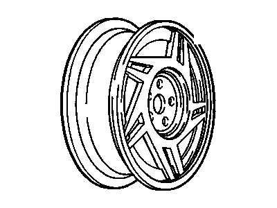 1991 Chevy Cavalier Spare Wheel - 12339171
