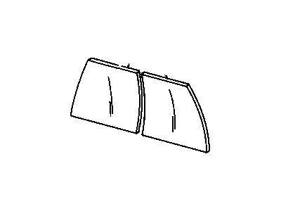 GMC 15989990 Door Glass