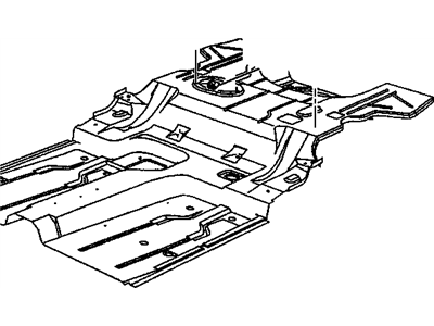 Oldsmobile 20713262 NUT,REAR COMPARTMENT FLOOR PANEL FUEL SENDER ACCESS HOLE COVER(12.183)