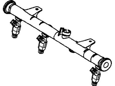 Chevy 17113637 Fuel Rail