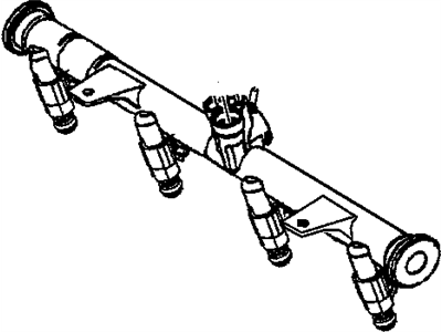 Chevy 17113701 Fuel Rail
