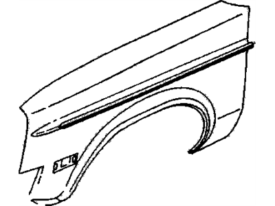1985 Pontiac 6000 Door Moldings - 20410836