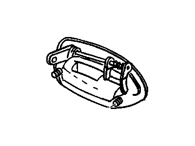 Cadillac 24431478 Handle, Outside