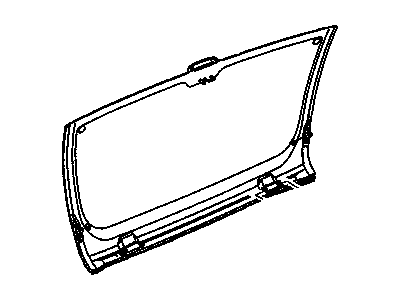 GM 15074814 Window, Upper End Gate