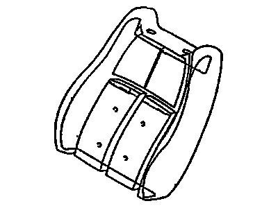1999 Oldsmobile Aurora Seat Cushion Pad - 16800196