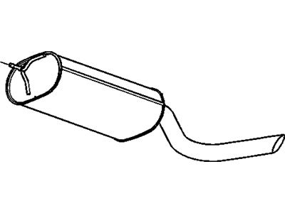 GMC Exhaust Resonator - 25851500