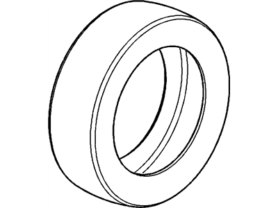 Chevy 42481724 TIRE,FRONT & REAR(225/55R/18)(KINERGY GT)(BLACKWALL 98H SLOT)(TIRE MANUFACTURE# 1021933)