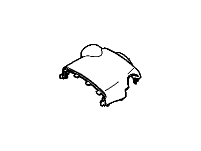 Buick 19151382 COVER KIT,STEERING COLUMN TRIM(INCLUDES 1,2)