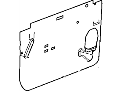 Chevy 21996546 DEFLECTOR,FRONT SIDE DOOR WATER