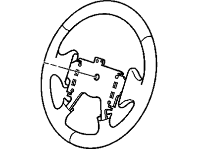 2002 Oldsmobile Silhouette Steering Wheel - 10434905
