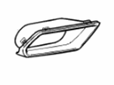 GM 23231698 Shield, Exhaust Muffler - Tail Pipe, Black