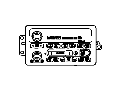 Chevy 9354886 KNOB,RADIO TONE CONTROL(PART OF 12)(AUDIO)