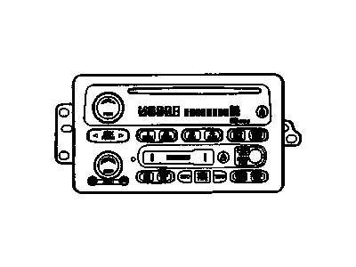 Chevy 9354886 KNOB,RADIO TONE CONTROL(AUDIO)