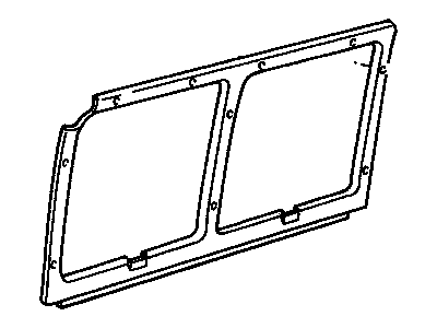 Chevy G20 Door Moldings - 15651570