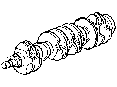 Chevy Trailblazer EXT Crankshaft - 89017797