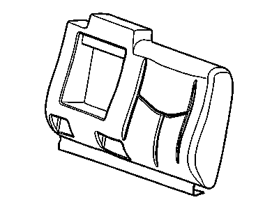 GM 89043738 Cover, Am7 - Rear Folding Seat Back (Excl "D" Trim)