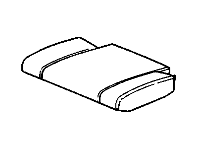 Chevy 19258344 COVER,REAR SEAT CUSHION(EBONY)(*KIT2)(BUILT 9/28/10 & AFTER)(FOR 1ST DESIGN SEE 19151690)