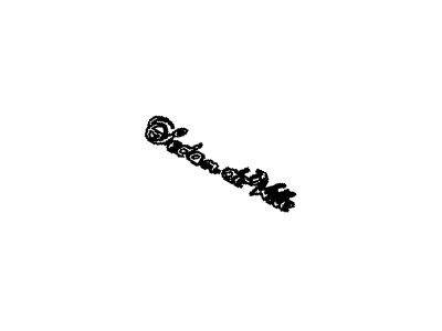 Cadillac Brougham Emblem - 9691394