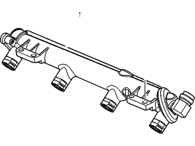Saturn 12591233 Fuel Rail
