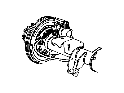 Chevy 15941077 Rear Cable