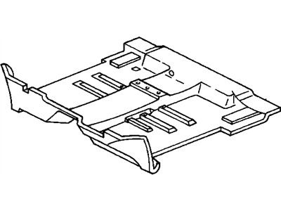 GM 15990145 Mat, Toe/Floor Panel, Gray