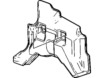 GM 20806072 Insulator, Shroud And Dash And Vent Duct Panel