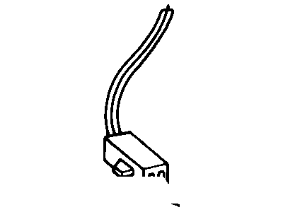 Cadillac 13584485 CONNECTOR,SWITCH-OUTSIDE REAR VIEW MIRROR REMOTE CONTROL(TOP RETAINER)(BLACK)(8-WAY FEMALE)(W/LEADS)