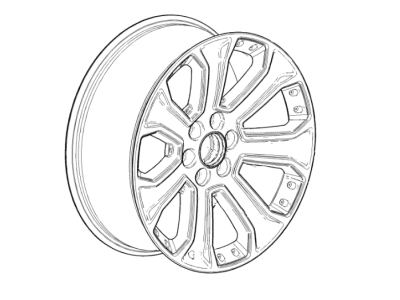 Chevy 20984065 WHEEL,FRONT & REAR(INCLUDES 2-4)(22 X 9.0)