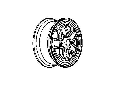 1986 Chevy Cavalier Spare Wheel - 22548114
