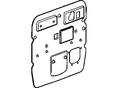 GM 15196394 Deflector, Door Trim/Access, Inner