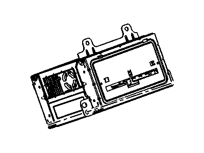 Chevy 23495141 RADIO,RECEIVER(LABELED 23495141)
