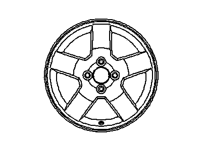 GM 95905459 Wheel, Rear Or Spare