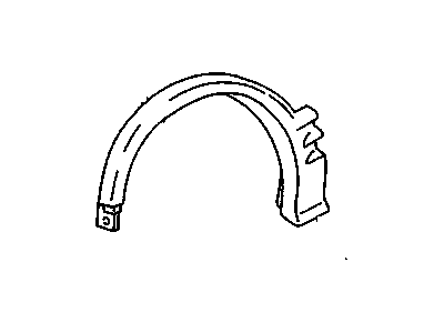 GM 12477606 Molding, Front Fender And Body Ornamentation, Passenger Side