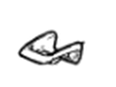 GM 23227385 Bezel, Folding Rear Seat