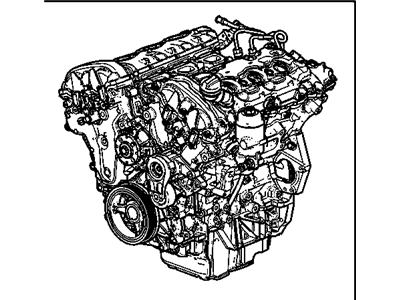 Cadillac 19259244 ENGINE,GASOLINE (SERVICE)(REMANUFACTURED-NOT FOR SALE WHERE IMPORTS ARE RESTRICTED)