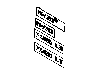 GM 96462533 Nameplate