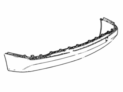 Chevy 84861055 FASCIA,REAR BUMPER LOWER