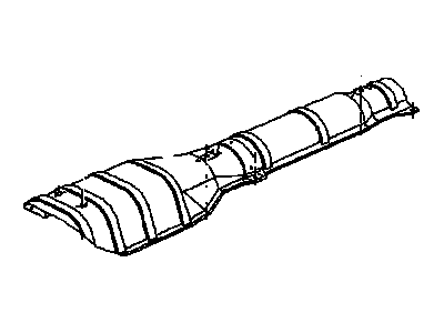 Saturn SC Exhaust Heat Shield - 21013143