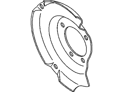 Saturn SC Brake Backing Plate - 21012316
