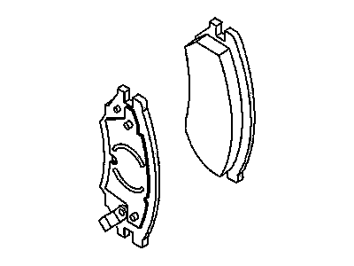 1998 Saturn SC1 Brake Pad - 21013126