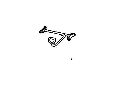GM 12476040 Bar, Seat Adjuster/Recliner, Driver Side