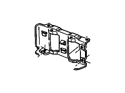 Oldsmobile 25609334 Mount Panel