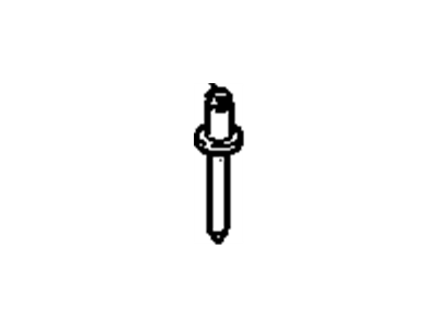 Pontiac 9442972 RIVET,ROCKER PANEL MOLDING RETAINER(PART OF 10)(.25 DIAMETER.36 LEN.74 OUTSIDE DIAMETER)(POP TYPE)(8.967)