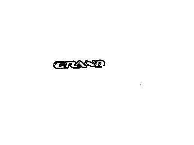 Pontiac Grand Prix Emblem - 10307352