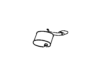 Oldsmobile Aurora Muffler - 25644111