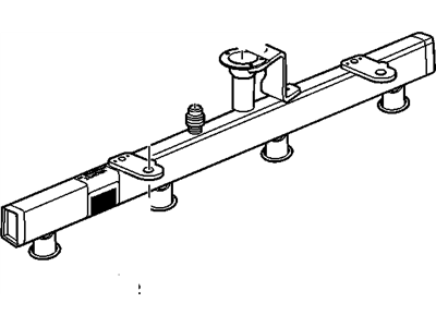2007 Chevy Trailblazer Fuel Rail - 12592186