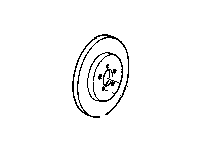Pontiac Brake Disc - 18027754